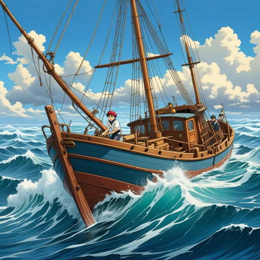 从前,一艘小船在海洋中央漂浮。尽管波涛汹涌,但由于其坚固的构造和熟练的水手,它依然保持漂浮。水手利用他的知识和经验使船保持漂浮,穿越了挑战性的条件。这个故事展示了保持漂浮是如何关系到生存和技巧的。