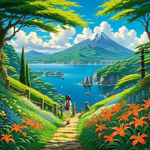 从前,有一个年轻的艺术家名叫莉莉。她的画作总是令人惊叹,用生动的色彩捕捉自然之美。有一天,她画了一幅风景画,如此令人惊叹,仿佛让场景活了起来。来自各地的人们都来欣赏她惊人的作品,她因她不可思议的才能而闻名。