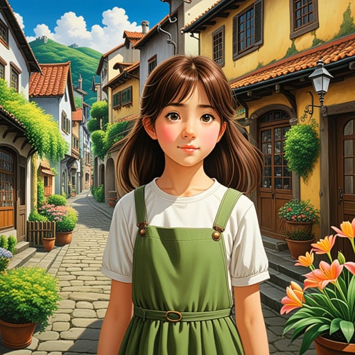 从前,在一个小镇上,有一个名叫莉莉的年轻女孩,她在绘画方面才华横溢。一天,她画了一幅如此逼真和美丽的画,让所有看到的人都感到惊讶。镇上决定在当地的博物馆展出她的画,莉莉因此被称为‘才华横溢的艺术家’。