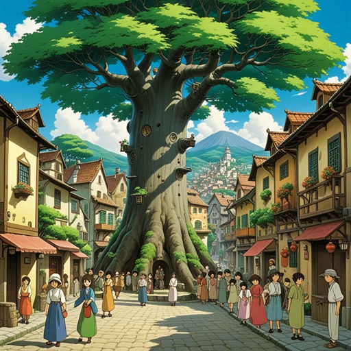 在一个一切都完美规则的世界里,发生了一件异常事件。镇中心的一棵树以一种不规则的模式生长,与其他任何树都不同。这棵异常的树成为了独特性和创造力的象征,激励镇上的人们拥抱自己的异常。