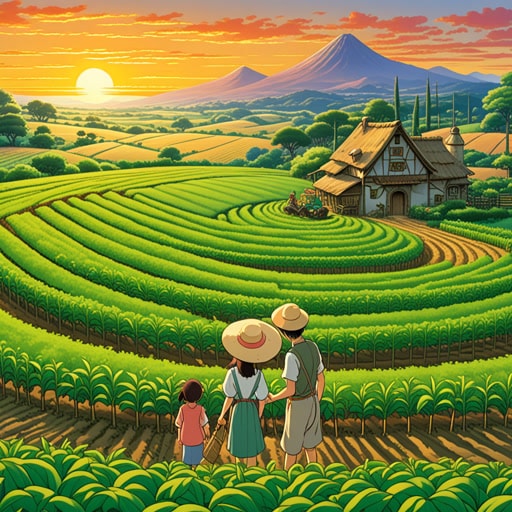 在埃尔多利亚这个小村庄,午前的阳光温暖地照耀着田野。农民们早早开始他们的一天,知道上午的时间最适合种植和照料庄稼。一个特别的早晨,一位名叫伊莱的年轻农民注意到日出的一个奇特模式。这促使他调整了他的种植计划,那年带来了丰收。