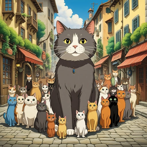 在一个小镇上,一只名叫Whiskers的好奇猫失踪了。镇上的人们问:“有人见过Whiskers吗?”没有人见过这只猫,但这次寻找促使大家团结起来,互相帮助,希望能找到Whiskers。
