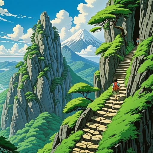 从前,一群冒险家开始了一段寻找传说中宝藏的艰巨旅程。道路陡峭且危险,每一步都极为艰难。尽管面临挑战,他们的决心从未动摇。经过数天的艰难攀登,他们终于到达了山顶,那里等待着他们的宝藏,以无法想象的财富回报了他们的艰巨努力。