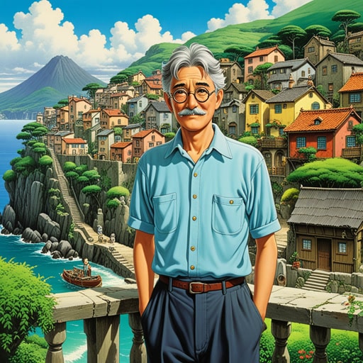 在一个小镇上,有一位名叫史密斯的老艺术家。他的艺术因其美丽和细节而闻名。一天,一个名叫杰克的年轻男孩参观了史密斯先生的工作室,并对这些艺术品感到惊叹。受到启发,杰克决定向史密斯先生学习艺术。多年后,杰克自己也成了一位著名的艺术家,继续传承着美丽的艺术。