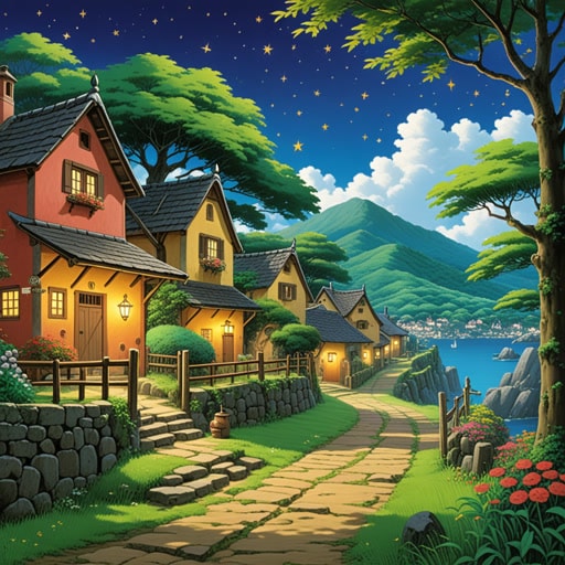 在一个宁静的村庄里,住着一位热爱玩味文字的诗人。一天,他写了一首诗,在其中使用了'light'和'night'这样的谐音词,创造出一种舒缓的节奏。村民们非常喜爱这首诗,谐音的声音让他们深感亲切,仿佛让他们想起了在星空下宁静的夜晚。