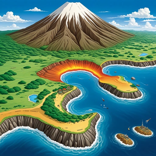 在地球的深处,位于坚硬的岩石圈之下,存在着软流圈。这个弱而可塑的层就像一个巨大的、缓慢流动的半固体岩石河流。地球的构造板块在这里漂浮和滑行,由地球核心的热量和压力驱动。一天,一位名叫亚历克斯的地质学家发现,板块的运动并非随机,而是遵循了受软流圈独特性质影响的模式。这一发现有助于预测地震和火山爆发,挽救了无数生命。