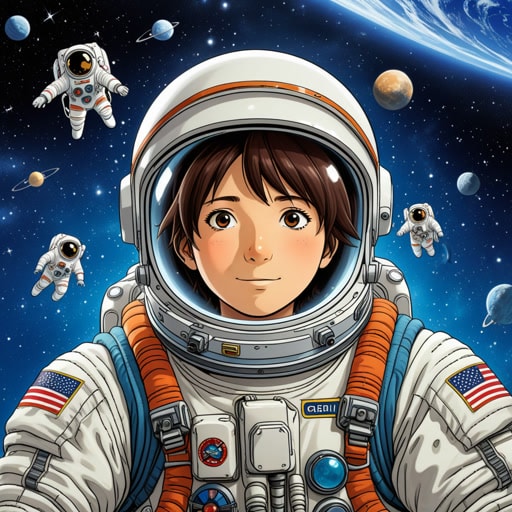 从前,一位勇敢的宇航员亚历克斯踏上了一项探索遥远星系的任务。他的旅程充满了挑战,但作为宇航员的勇气和技能帮助他克服了这些困难。亚历克斯的冒险不仅扩展了我们对宇宙的了解,还激励了许多年轻人梦想成为宇航员。