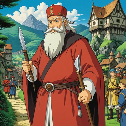 在中世纪的一个王国里,住着一位强大的男爵,名叫威廉爵士。他以其广大的土地和财富而闻名。一天,一场农民起义促使他重新考虑他严厉的统治。意识到他的人民的重要性,他改变了自己的方式,成为了一个公正和公平的统治者。他从一位男爵转变为仁慈的领导者,在整个王国中受到赞扬。