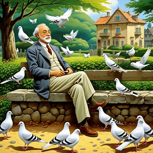 在一个小镇上,住着一位著名的行为主义者,史密斯博士。他以其对动物行为的开创性研究而闻名。一天,他观察到一群鸽子中的奇特行为,这促使他发展了一个新理论。这个理论彻底改变了人们对动物学习的理解,史密斯博士成为了行为主义领域的领军人物。