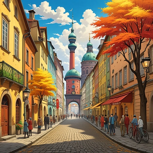 从前,在欧洲的心脏地带,有一个名为柏林的城市。这个城市不仅仅是一个普通的城市;它是坚韧和团结的象征。柏林墙倒塌后,这座城市变成了希望的灯塔和文化多样性的中心。来自世界各地的人们来到这里体验其丰富的历史和充满活力的艺术场景。