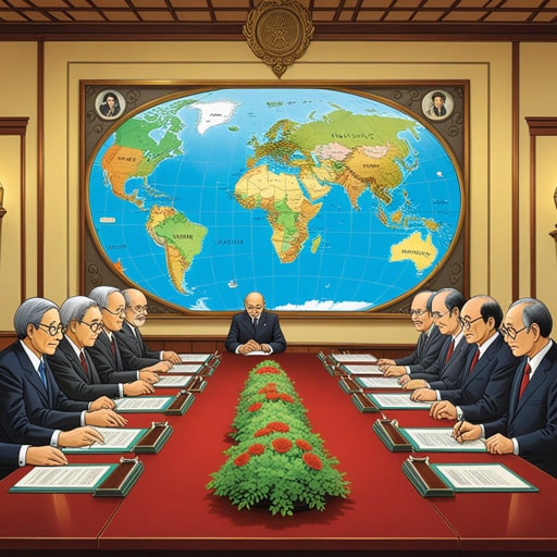 在国际外交领域,双边协议是基石。两个国家,曾经遥远甚至可能敌对,在一个房间里聚首。双方代表面对面坐着,空气中弥漫着期待。他们即将签署的协议将开辟新的贸易和合作途径,弥合差距,促进和平。这就是双边关系的本质。