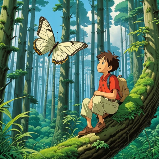 从前,在一个小镇上,有一个好奇的男孩名叫杰克,他对生物学非常着迷。他喜欢观察周围的生命,从最小的昆虫到最高的树木。一天,在探索附近的森林时,他发现了一种罕见的蝴蝶。这一发现促使他更深入地研究生物学。多年后,杰克成为了一位著名的生物学家,对生物多样性的理解做出了重大贡献。