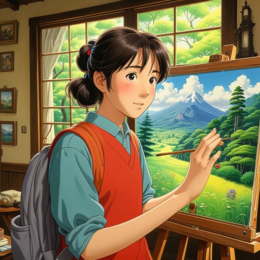 从前,有一位盲人艺术家用手作画。他的画作如此生动,人们都感到惊讶。一天,一位著名的艺术评论家来访,被他的作品之美所震撼,以至于感到眼花缭乱。评论家意识到,真正的艺术不仅仅是看,而是感受。这位盲人艺术家的作品促使人们对艺术有了新的欣赏。
