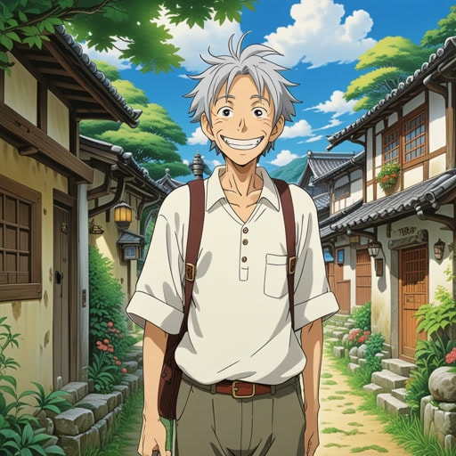 在一个小村庄里,住着一个名叫杰克的老人。杰克以其瘦骨嶙峋的外表而闻名,皮肤紧绷在他突出的骨头上。一天,一位年轻的旅行者询问杰克的寿命秘诀。杰克微笑着说:'这都是简单生活和健康饮食的结果。' 旅行者了解到,瘦骨嶙峋并不意味着虚弱,而是自律生活的标志。