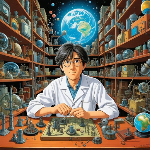 从前，有一个年轻的科学家名叫亚历克斯。亚历克斯有一个非凡的大脑。一天，在解决一个复杂问题时，他的大脑促使他想出了一个与众不同的方法。这一独特的方法使他发现了一个革命性的理论，彻底改变了科学领域。亚历克斯的大脑不仅解决了问题，还改变了世界。