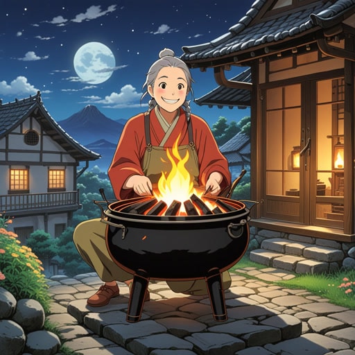 在古代,火盆不仅是取暖的工具,也是好客的象征。一个寒冷的夜晚,一位旅行者来到了一家客栈。客栈老板带着温暖的微笑和燃烧着炭火的火盆迎接他。火盆的温暖和客栈老板的善良让旅行者感到宾至如归。