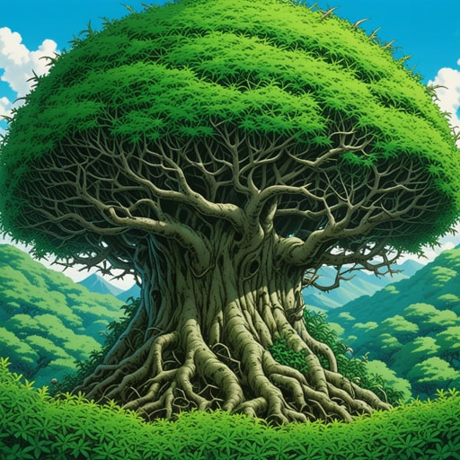 曾经,在一处茂密的灌木丛中,一群探险家发现了一张古老的地图。这张被灌木覆盖的地图引导他们找到了一处隐藏的宝藏。他们沿着地图指引,穿越厚厚的灌木丛,避开荆棘。最终,他们到达了宝藏所在地,这个宝藏深藏在灌木丛中,几个世纪未被人触碰。