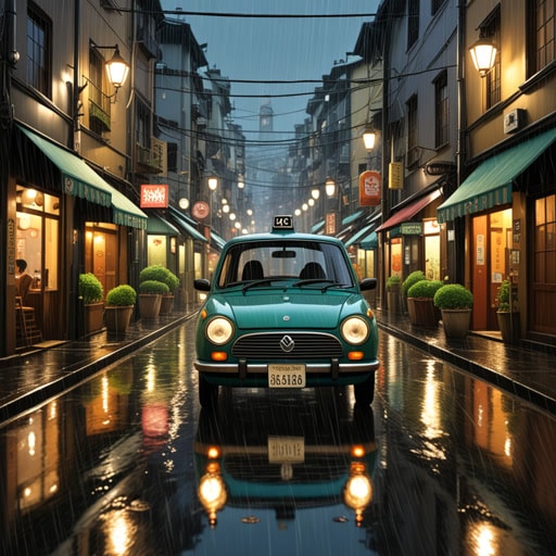 一个雨天的晚上,杰克走在回家的路上,发现自己被淋湿了。他决定叫一辆出租车。出租车很快就到了,杰克跳了进去,感激这个避雨的地方。当出租车穿梭在繁忙的街道上时,杰克反思了在需要时出租车是多么方便。