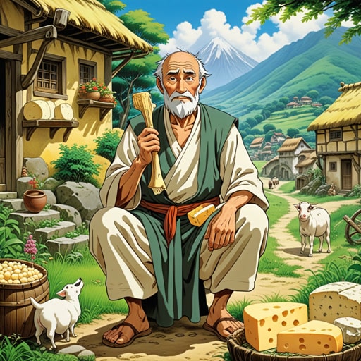 在一个小村庄里,由于饮食中缺乏钙,村民们遭受着骨质疏松的困扰。一天,一位智慧的老人发现,通过添加富含钙的食物如牛奶和奶酪可以增强他们的骨骼。村民们开始食用这些食物,很快他们的健康状况有了显著的改善。老人关于钙重要性的发现成为了村里的传奇。