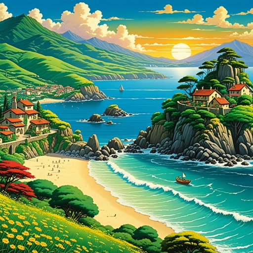 从前,有一个神奇的地方叫做加利福尼亚。这是一个阳光永远灿烂,海滩金光闪闪的地方。来自世界各地的人们来到加利福尼亚追逐他们的梦想,无论是在好莱坞还是硅谷。这片土地如此美丽,激发了许多歌曲和故事,使加利福尼亚成为希望和机会的象征。