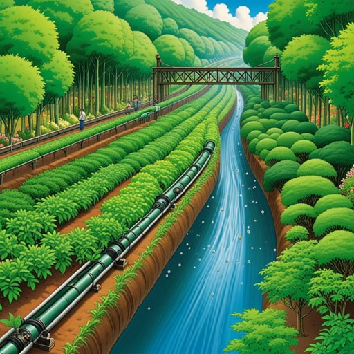 在一个小村庄里,有一位名叫李博士的科学家,他对植物的毛细作用非常着迷。一天,在观察植物的毛细系统时,他发现了一个独特的模式,这可能彻底改变水运输系统。这一发现促使他设计了一种新型毛细管,模仿植物高效的水吸收。他的发明不仅节约了水资源,还提高了灌溉系统的效率。
