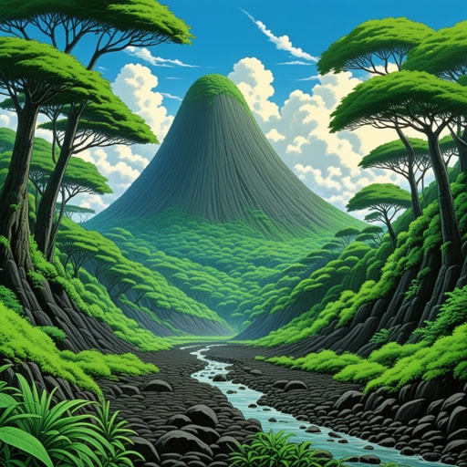 在石炭纪时期,地球上植被茂盛。这些植物死亡后,它们形成了有机物质层,最终变成了煤炭。这个被称为石炭纪的时期,对地球能源资源的发展至关重要。