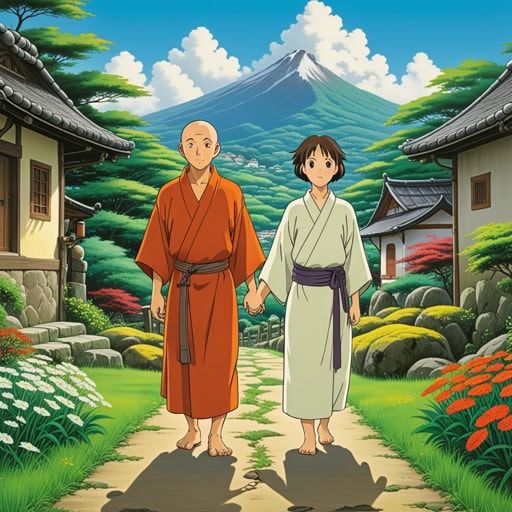 在一个小村庄里,住着一位名叫约翰修士的僧侣。他选择了独身,将生命奉献给精神追求。一天,一位年轻女子来到村子寻求庇护。尽管她美丽善良,约翰修士仍然坚守他的独身誓言,专注于帮助她精神上的成长而非浪漫关系。他对独身的坚持不仅增强了他自己的信仰,也激励了村里的其他人寻求更深的精神联系。