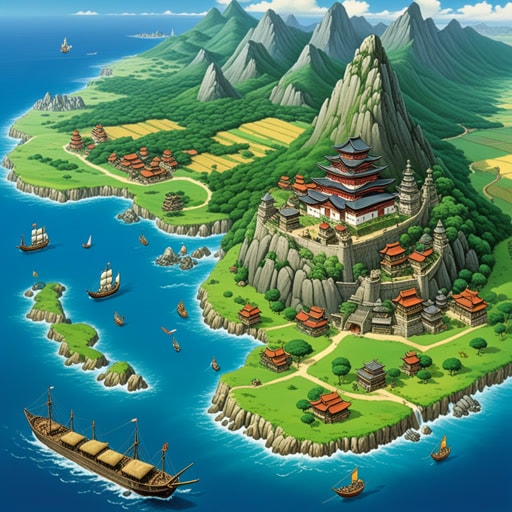 在古代,有一个王国面临严重的经济危机。为了缓解局势,国王决定与邻近的帝国谈判,割让部分领土。这次割让不仅减轻了财政负担,还建立了两国之间的长期联盟。