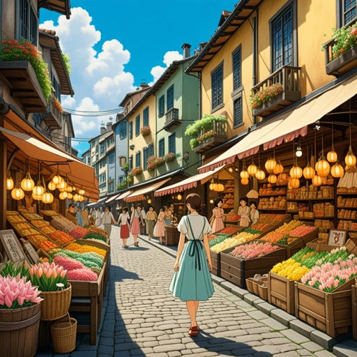 在一个小镇上,有一个以廉价销售商品而闻名的市场。一天,一位名叫莉莉的年轻女子来到市场,发现了一件非常便宜的漂亮裙子。她买下它,并在一个聚会上穿着它,每个人都羡慕她能找到这么好的交易。莉莉在市场上的经历教会了她购物便宜的价值。