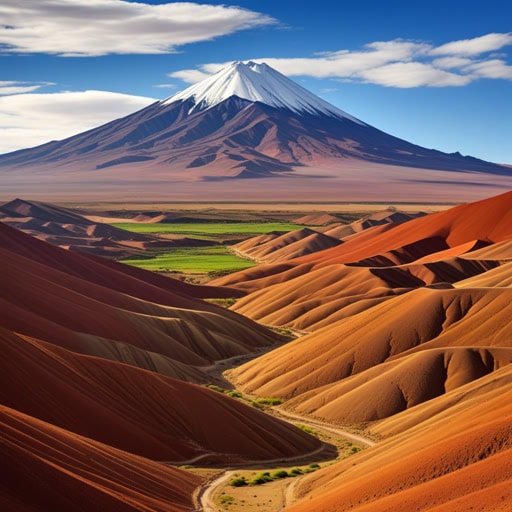 在智利这个以壮丽景观著称的国家,一位旅行者踏上了探索安第斯山脉广阔和阿塔卡马沙漠神秘的旅程。沿途,他品尝了丰富的智利葡萄酒,惊叹于丰富的铜矿,同时被这个国家的昵称‘世界的尽头’所提醒。这次旅行并非没有挑战,但智利的美景让每一次努力都变得值得。