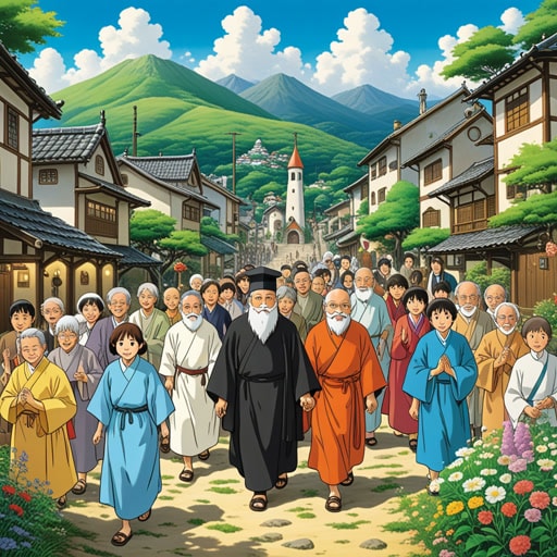 在一个小镇上,神职人员备受尊敬。他们为社区提供精神指导和支持。一天,一位新成员加入了神职人员,带来了新的想法和热情。这位新成员帮助复兴了社区的信仰,并使人们更加团结。
