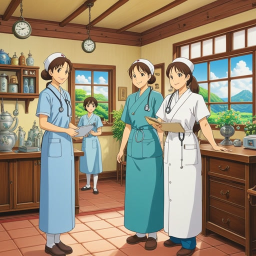 从前,在一个小镇上,有一个以优质医疗服务著称的诊所。一天,一位旅行者生病了,被迅速送到诊所。医生和护士们勤奋地为他治疗。多亏了他们迅速而专业的照顾,旅行者很快康复,并能够继续他的旅程。