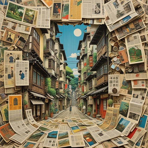 在一个小工作室里,一位艺术家正忙于创作拼贴画。她收集了各种材料,如旧报纸、彩色布料和照片。通过仔细的排列和粘贴,她将这些不相关的元素转化为一幅连贯且富有表现力的艺术作品。这幅拼贴画不仅反映了她的创造力,还讲述了她过去的经历。