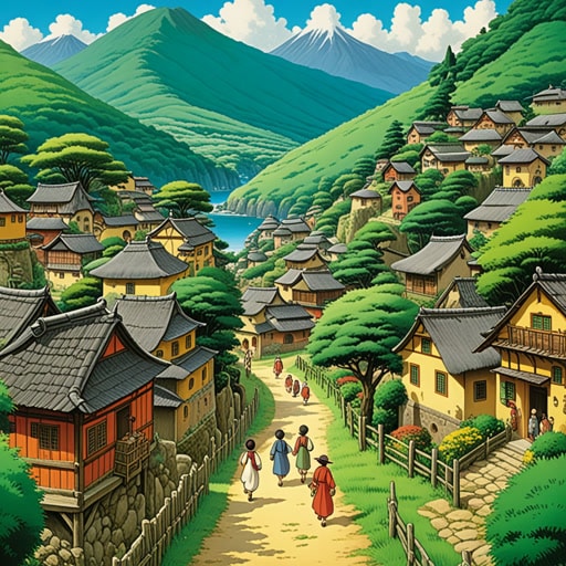 在一个小村庄里,来自不同文化的人们混合在一起,分享他们的传统和想法。这种混合不仅丰富了他们的生活,还创造了一个独特的社区,每个人都在这里相互尊重和学习。
