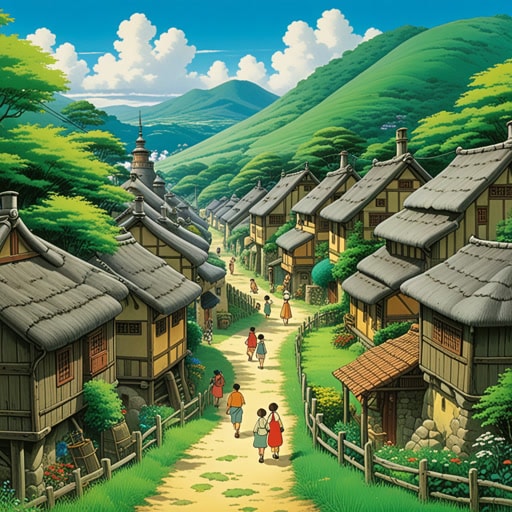 在一个名为和谐公社的小村庄里,人们和平地生活,共享一切。一天,一个旅行者来到这里,想要学习他们幸福的秘密。他花了几天时间和村民们交流,分享故事和梦想。最终,他意识到真正的快乐来自于他们之间深厚的联系和共同体的感受。