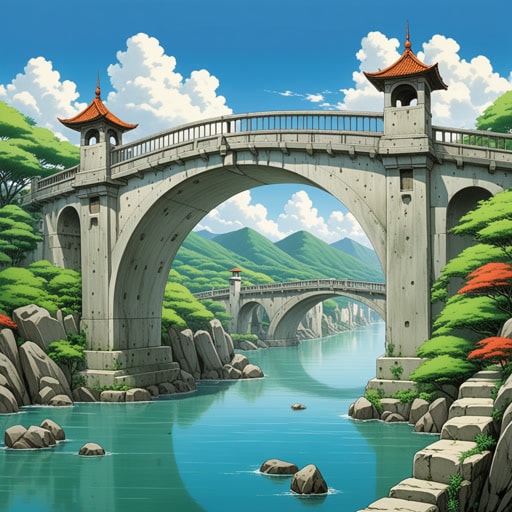 在一个由混凝土构成的城市里,住着一位热爱创造混凝土杰作的建筑师。一天,他被委托建造一座桥。他运用自己对混凝土的了解,使桥梁坚固耐用。这座桥成为了他技能和创造力的具体象征。