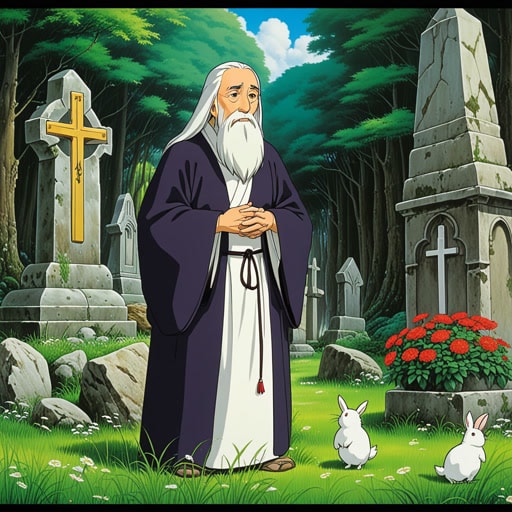 从前,有一个名叫约翰的人犯了一个严重的错误。当他意识到自己造成的伤害时,他的心中充满了悔悟。他去教堂寻求宽恕,脸上流露出深深的悔悟。牧师听了他的忏悔并给予指导,帮助约翰理解真正的悔悟在治愈他的灵魂中的重要性。