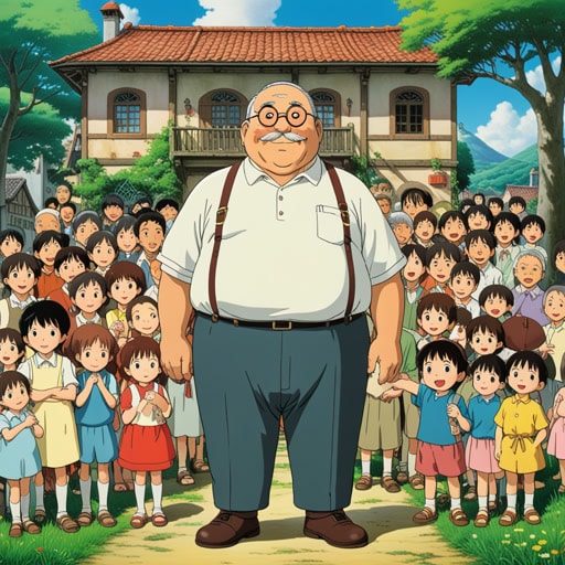 从前,在一个小镇上,住着一个名叫乔治的肥胖男人。尽管他体型庞大,但乔治以其善良和慷慨而闻名。一天,当地举办了一个集市,乔治决定参加吃派比赛。凭借他肥胖的身材,他被认为是夺冠的热门。令人惊讶的是,乔治不仅赢得了比赛,还将他的奖金捐给了当地的孤儿院,表明即使是一个肥胖的人也可以有一颗宽广的心。