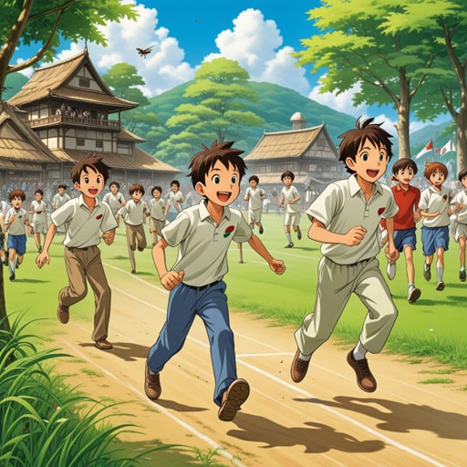 在一个小村庄里,板球不仅仅是一项运动,它是一种生活方式。每年夏天,村庄都会举办板球锦标赛。有一年,一个名叫杰克的年轻男孩决心用他的技巧给大家留下深刻印象。在决赛中,杰克的队伍落后了,但附近一只蟋蟀的突然鸣叫似乎给了他提示。受到蟋蟀节奏的启发,杰克打出了制胜的一分,村庄为他们的胜利庆祝。从那天起,蟋蟀的鸣叫被视为村庄的幸运符。