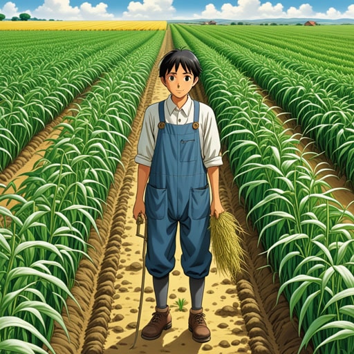 在一个小村庄里,农民们正为低产的庄稼而苦恼。一天,一位科学家访问了这个村庄,并介绍了杂交的概念。他解释了如何通过杂交不同的作物品种来提高产量和增强对疾病的抵抗力。起初,农民们持怀疑态度,但在看到第一次杂交实验的结果后,他们被说服了。村庄很快因为丰富的收获而繁荣起来,这一切都要归功于杂交的力量。
