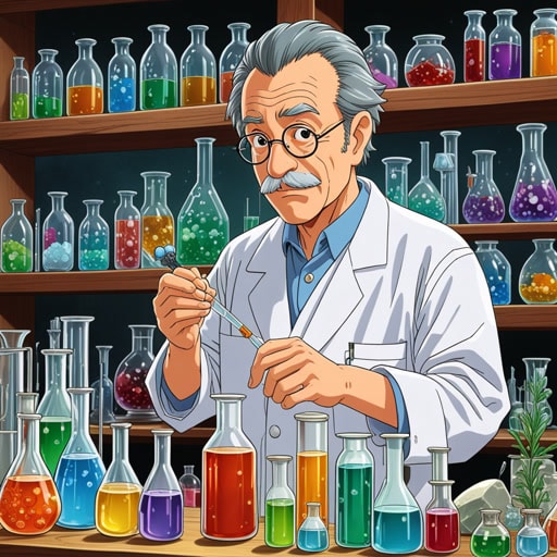 在一个小实验室里,一位名叫克里斯的科学家正在进行一个关于结晶化的项目。他仔细地将化学品混合在一个烧杯中,观察晶体的逐渐形成。结晶过程不仅令人着迷,而且对新药的开发至关重要。克里斯的专注和迅速行动导致了他研究的一个突破,最终帮助了许多病人。