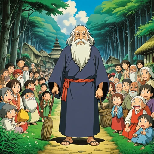 在一个小村庄里,有一个以诅咒闻名的老女巫。一天,一个年轻人惹怒了她,她对他下了诅咒。这个诅咒使他的生活变得悲惨,他找不到安宁。绝望中,他寻求了一位智者的帮助,智者教他如何解除诅咒。在智者的指导下,年轻人学会了宽恕的力量,解除了诅咒,再次找到了幸福。