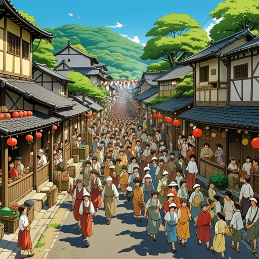 在一个小村庄里,每年的节日总是循环的,每年同一时间举行。今年,村民们热情地为节日做准备。循环的活动,如游行和市场,给社区带来了欢乐和团结。节日的循环性质提醒每个人他们文化的连续性和传统。