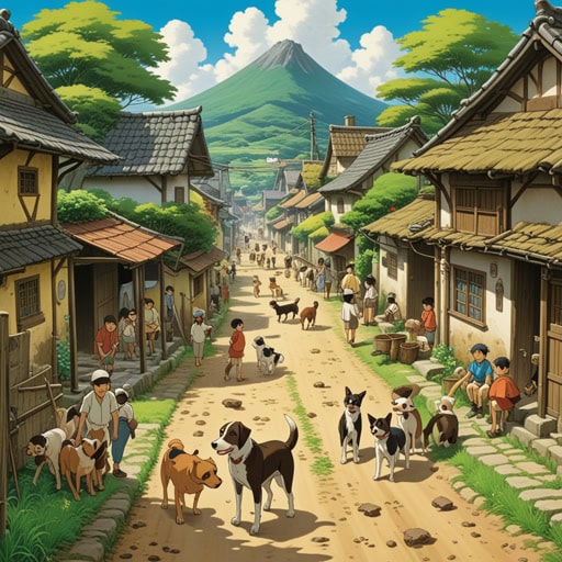 在一个小村庄里,有一条关于动物在哪里排便的严格规定。一天,一只调皮的狗决定在村子广场中央排便,引起了不小的骚动。村民们迅速清理了污物,并加强了关于动物应该在哪里排便的规定。这一事件提醒了每个人卫生和尊重公共空间的重要性。