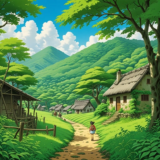 在一个小村庄里,有一片以其茂盛绿意而闻名的森林。一年,一场严重的干旱使森林的叶子脱落,使其变得光秃秃且脆弱。村民们意识到森林的重要性,迅速采取行动恢复其美丽和健康。