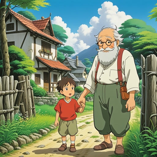 在一个小村庄里,有一个名叫杰克的男孩,他非常依赖他的爷爷给予的指导和支持。一天,他的爷爷生病了,杰克不得不学会依靠自己。凭借爷爷教给他的技能和智慧,杰克成功克服了挑战,成为了一个坚强独立的人。爷爷的教诲是他永远可以依赖的财富。