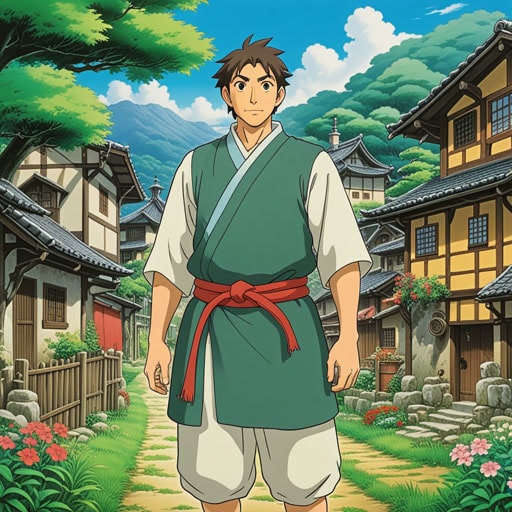 在一个小村庄里,住着一个名叫约翰的人,他是一个伟大战士的自豪后代。一天,一位历史学家访问了这个村庄,并证实约翰确实是那位传奇英雄的直系后代。这一发现促使约翰研究他的家族历史,引导他发现许多关于祖先的鼓舞人心的故事。约翰新获得的知识不仅丰富了他对自己遗产的理解,也激励他去实现祖先的遗产。