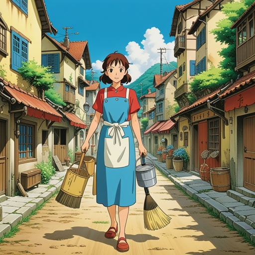 在一个小镇上,有一个顽固的污渍无人能去除。一位智慧的老妇人建议使用一种特殊的清洁剂。镇上的人们按照她的建议去做,污渍像魔法一样消失了。从那天起,这种清洁剂就被称为奇迹清洁剂。