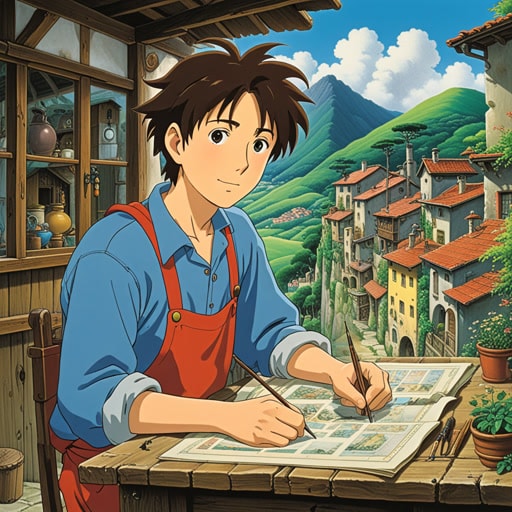 在一个小村庄里,有一个名叫杰克的年轻人,他坚决地追求成为一名伟大艺术家的梦想。尽管他人怀疑和劝阻,杰克每天都以极大的决心作画。一天,他的作品被一位著名的艺术经销商发现,他的画作变得非常抢手。杰克坚决追求的梦想终于实现了。