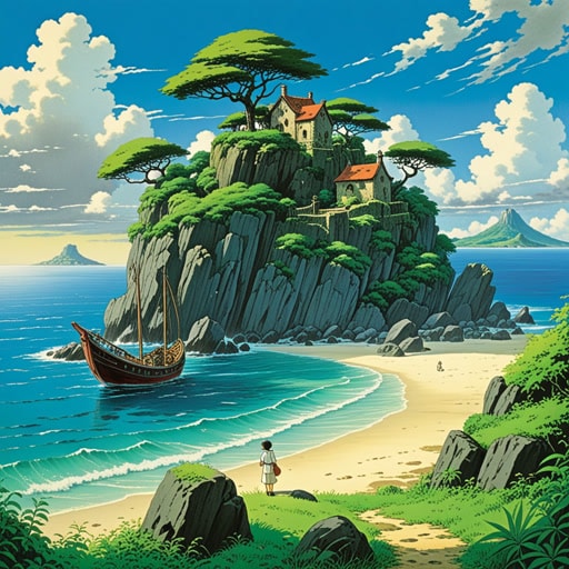 从前,有一个名叫约翰的人,他总是对自己的生活感到烦恼。一天,他收到了一封神秘的信,促使他去一个遥远的岛屿。旅程很艰难,但到达岛屿后,他发现了一个宁静的地方,缓解了他的烦恼。这次经历教会了他,有时候,改变环境可以减轻一个人的烦恼。